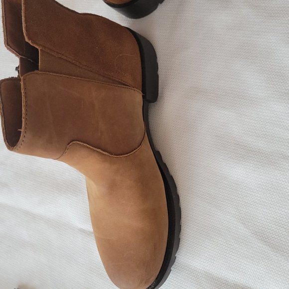 Sorel Emelie II tan suede zip bootie size 9 NWOB - Picture 9 of 12